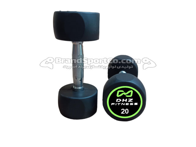 دمبل گرد استپدار 20 کیلویی DHZ