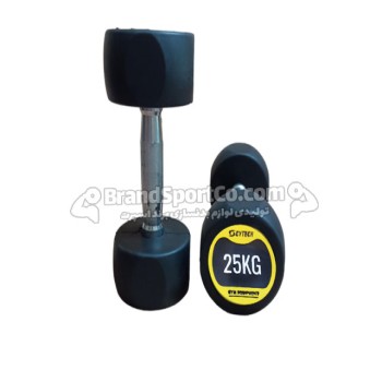  دمبل گرد استپدار 25 کیلویی زرد CYTECH